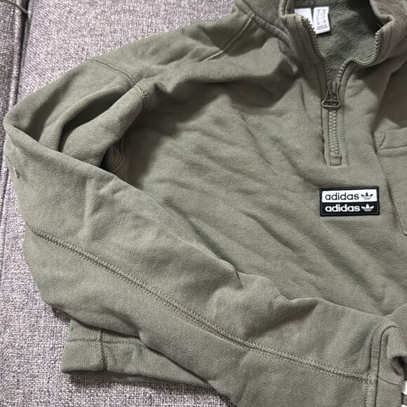 WOMEN’S HOODIE ADIDAS ORIGINALS CROPPED - Picture 8 of 10